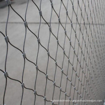 Stainless Steel Cable Wire Netting For Zoo Bird Rope Mesh stainless steel wire rope netting
